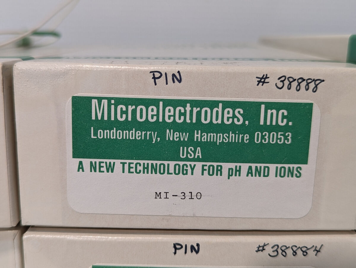 LOT of 6: Microelectrodes, Inc. MI-310, Accessories, New Tech for pH, IONS, NOS