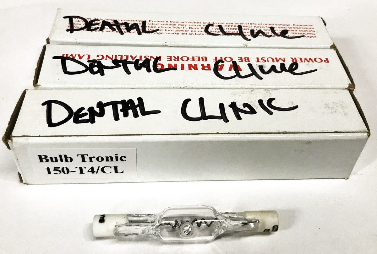 Bulb Tronic 25 Volt Dental Clinic Lamp 150-T4/CL [Lot of 3] NOS