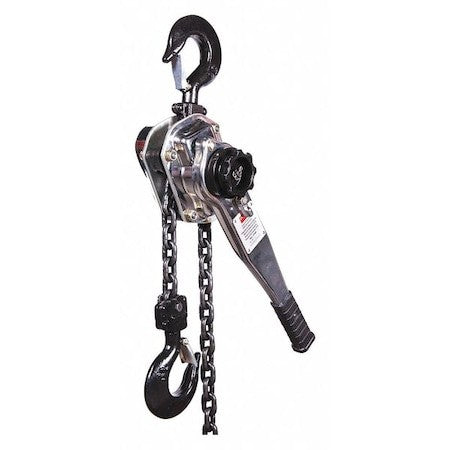 Dayton 3Tp99 Lever Chain Hoist, 6,000 Lb Load Capacity, 20 Ft Hoist Lift, 1
