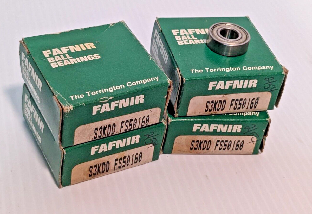 Lot of 4 Fafnir S3KDD Radial/Deep Groove Ball Bearings & Returns