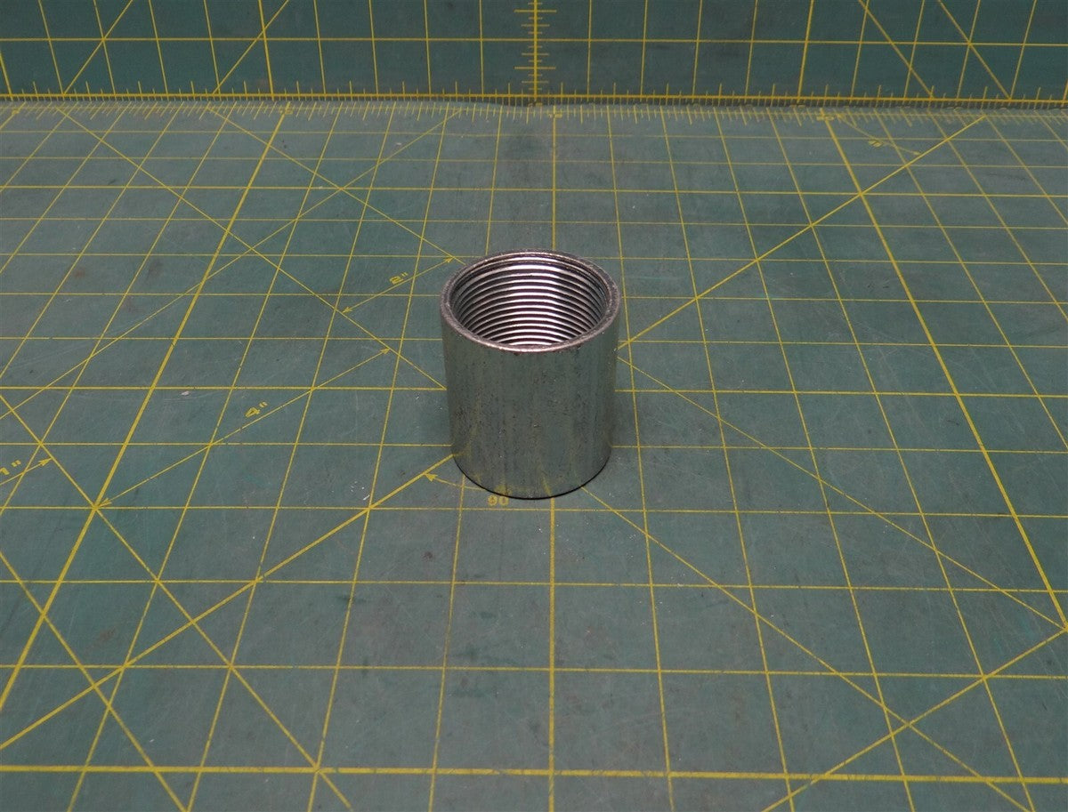 1-1/4" Galvanized Rigid Conduit Coupling For Threaded Rigid Conduit And IMC