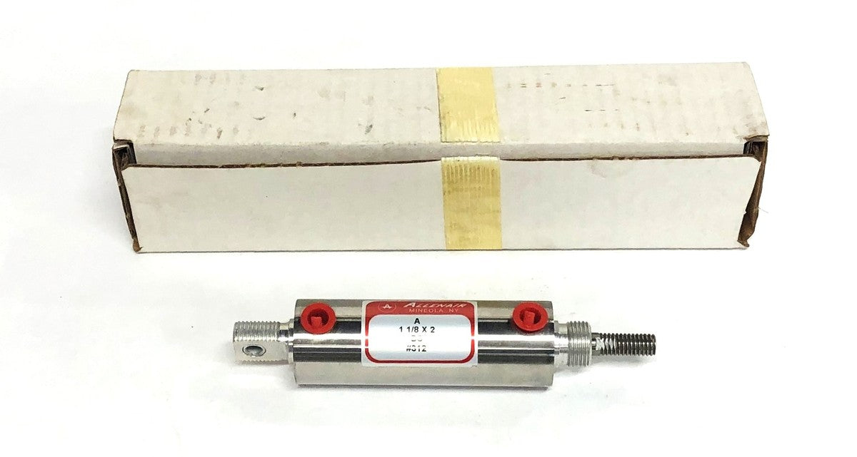 Allenair #312 Pneumatic Air Cylinder A-1-1/8x2-BC NOS