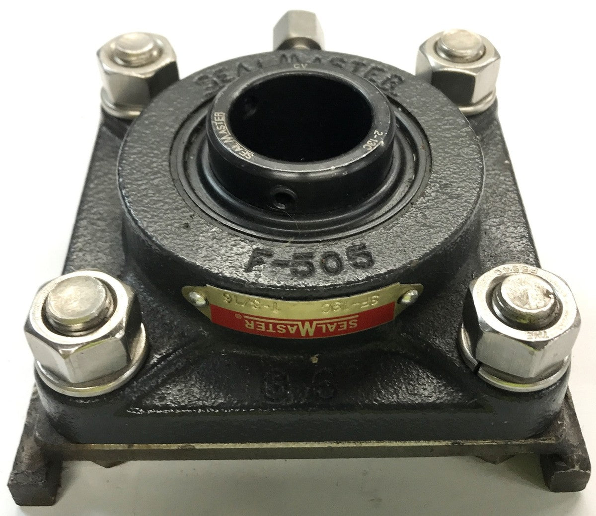 Seal Master Bolt Flange Bearing Unit W/ Custom Bracket SF-19C NOS