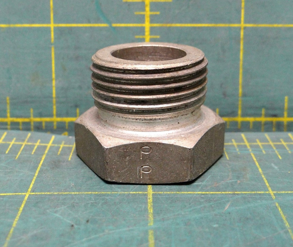 Parker S58 Reducer Bushing 1"-12 Male to 3/4"-16 Female, Steel