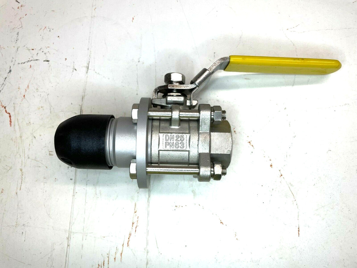 AIRNET Air Compressor Ball Valve 1" Stainless Steel Compression X NPT Thread