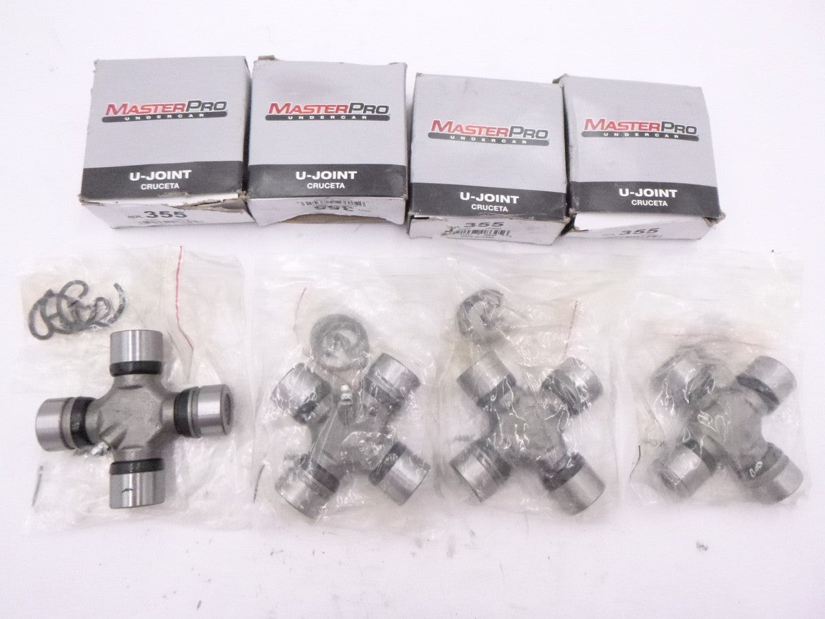 4 Pack MasterPro 355 U-Joints for 1961-1962 Buick LeSabre Invicta Electra