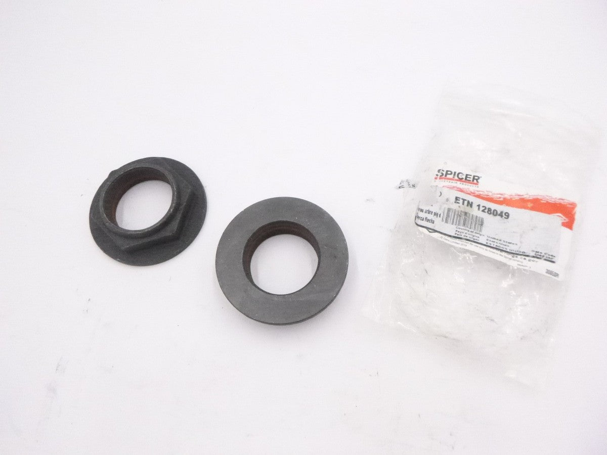 2 Pack Genuine OEM Eaton Spicer Input Nut Metric M42x1.5 128049
