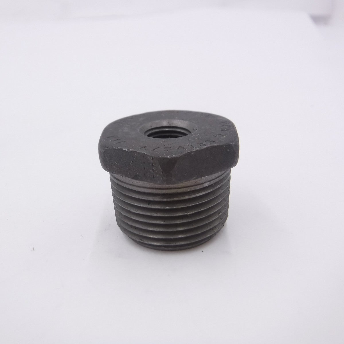 1" x 1/4" Black Malleable Iron Hex Reducer Bushing