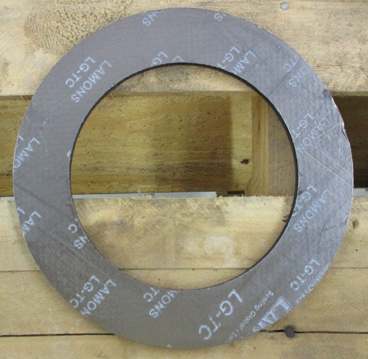 (2) LAMONS LG-TC 6" Class 300 Flexible Graphite Ring Gasket 1/8" Thick