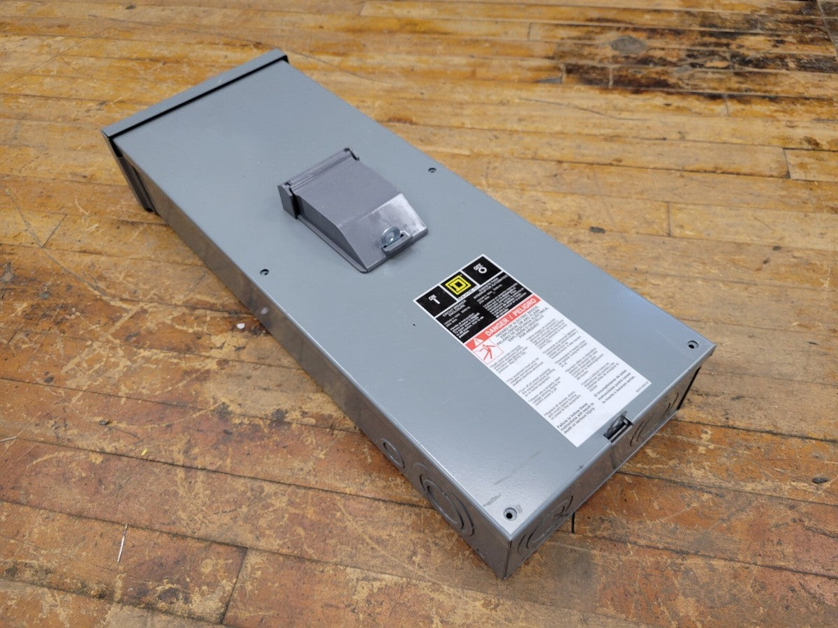 Square D QOM2-2225NRB Circuit Breaker Enclosure 225A 120/240VAC 2P 1PH Type 3R