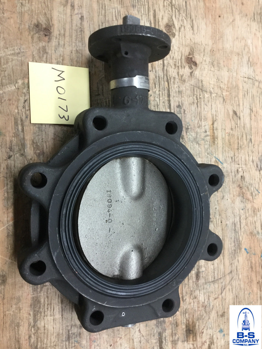 Butterfly Valve 6" 175 Lug TRW MISSION 3140-AA1 Model A Bare Stem 