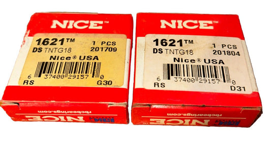 *QTY 2* RBC BEARINGS 1621DSTNTG18 / 1621DSTNTG18 (NEW IN BOX).        T4