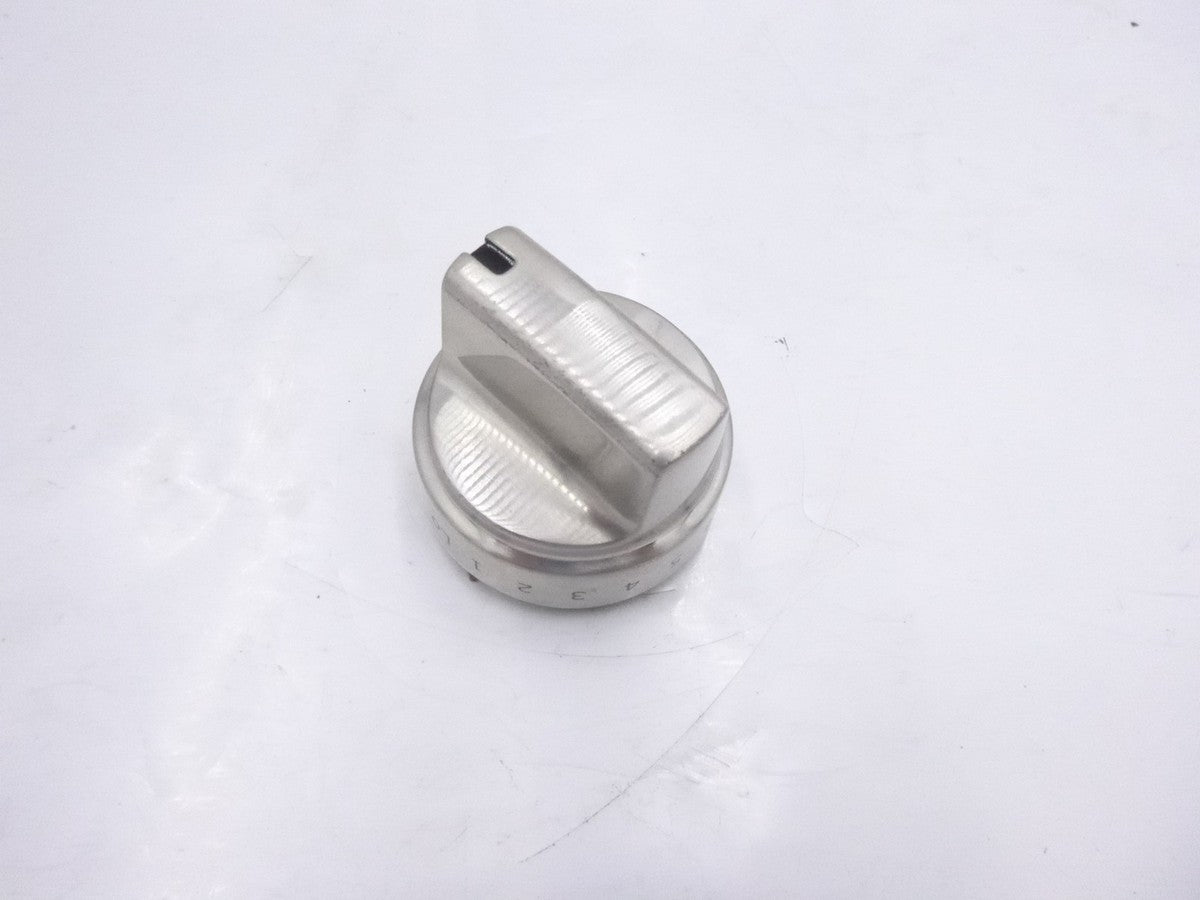 Genuine OEM GE WB03X24818 Stainless Steel Burner Knob
