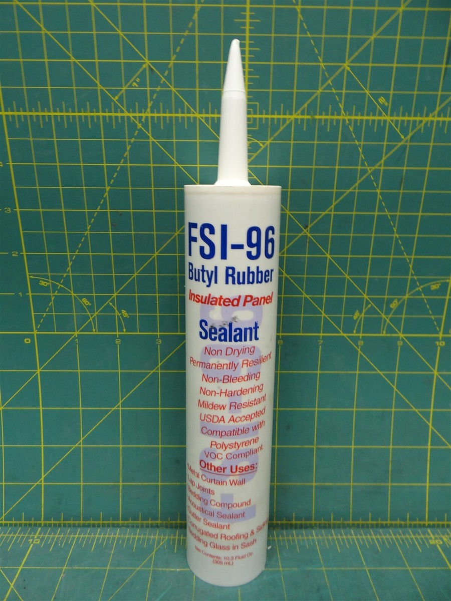 10.3 Fl Oz FSI-96 Non Drying Butyl Rubber Insulated Panel Sealant 