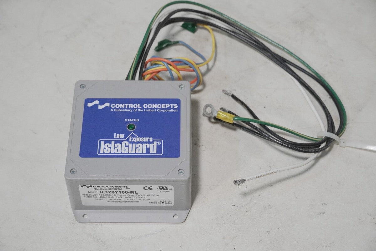Control Concepts IL120Y100-WL Low Exposure IslaGuard surge filter, 120/208V, 3 p