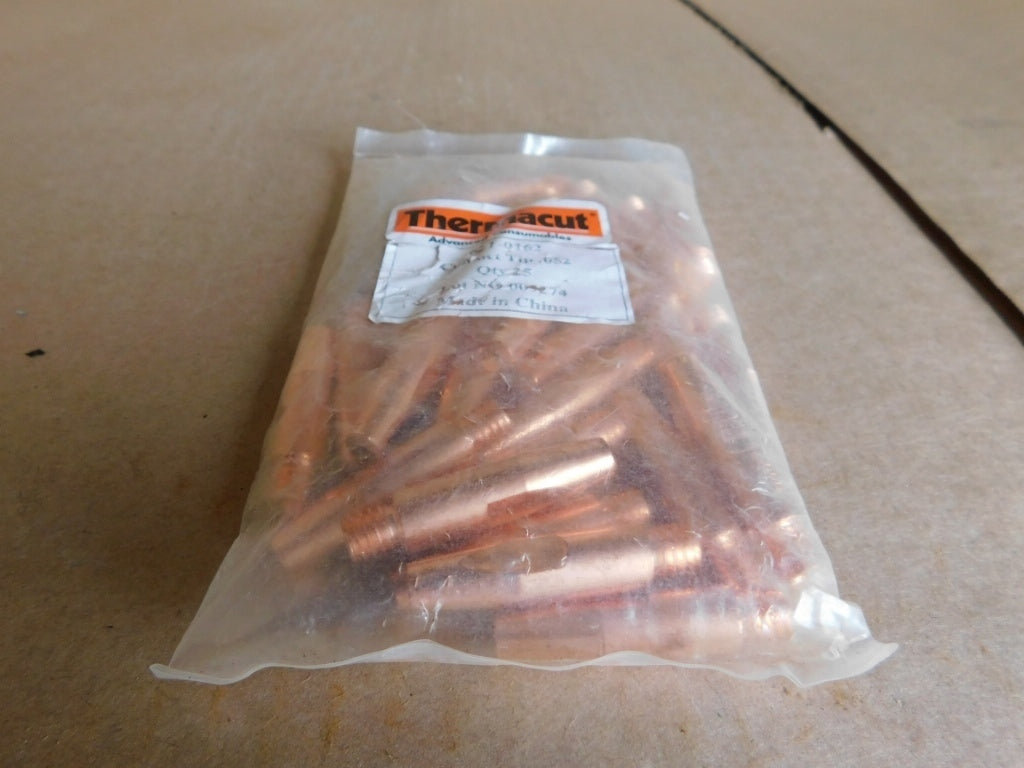 THERMACUT 621-0162 Contact Tip .052" -- 25 PACK