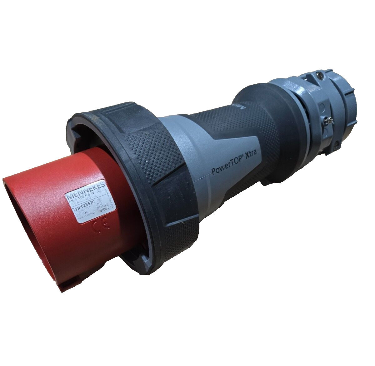 MENNEKES ME 5100P6W-62357C Plug, 100/125A, 3P Y 200/346 VAC; 240/415 VAC, 4 Pole