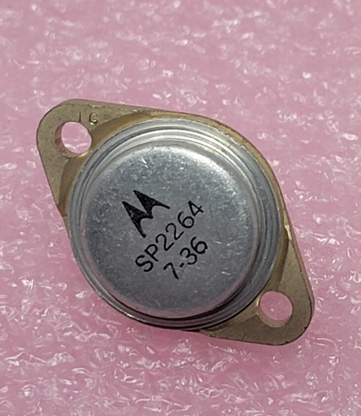 Motorola - SP2264 - PNP Germanium Power Transistor, 30W 40V 5A TO-3 Gold
