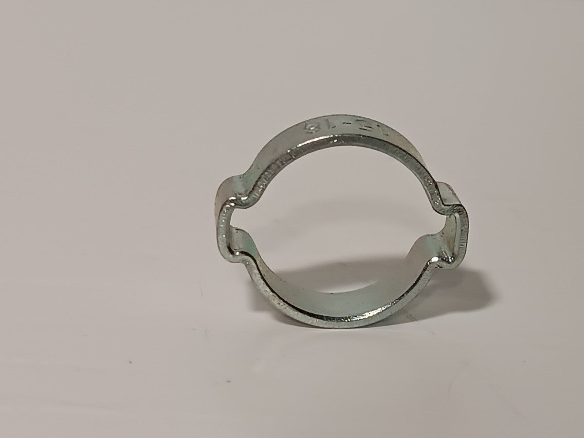 Lot of 30 Mikalor 15-18 Double Ear Galvanized Steel Hose Clamps