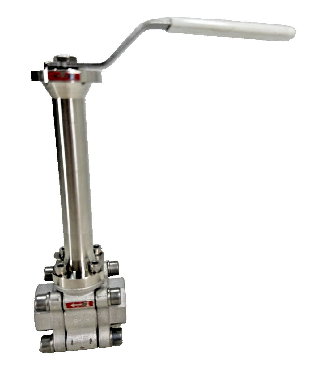 Cryogenic Ball Valve 3/4" 1500 NPT Stainless HABONIM C47C-6666PG-NPT-6.0-NACE
