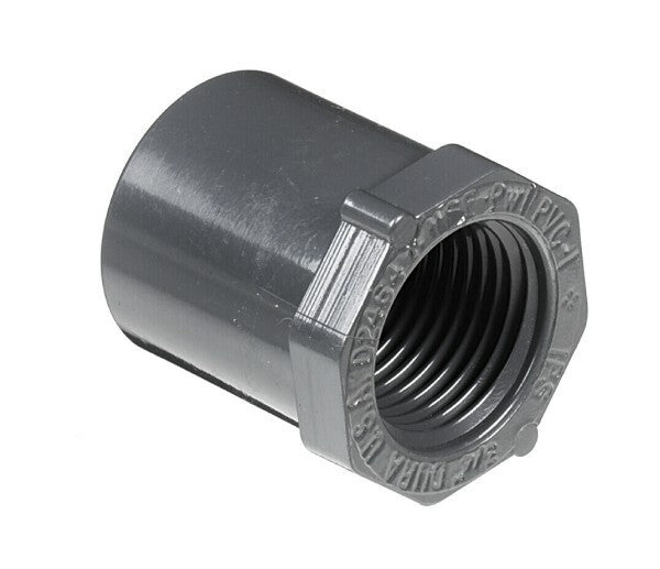 3" x 1" PVCI BUSHING | 3" Slip x 1" Female Thread NPT Schedule 80 | Pipe Fitting