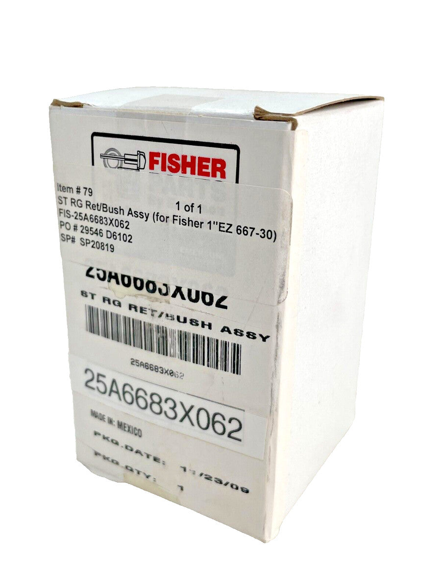 Fisher Emerson 25A6683X062, ST RG RET / BUSH ASSY Part Kit *NEW, FACTORY SEALED*