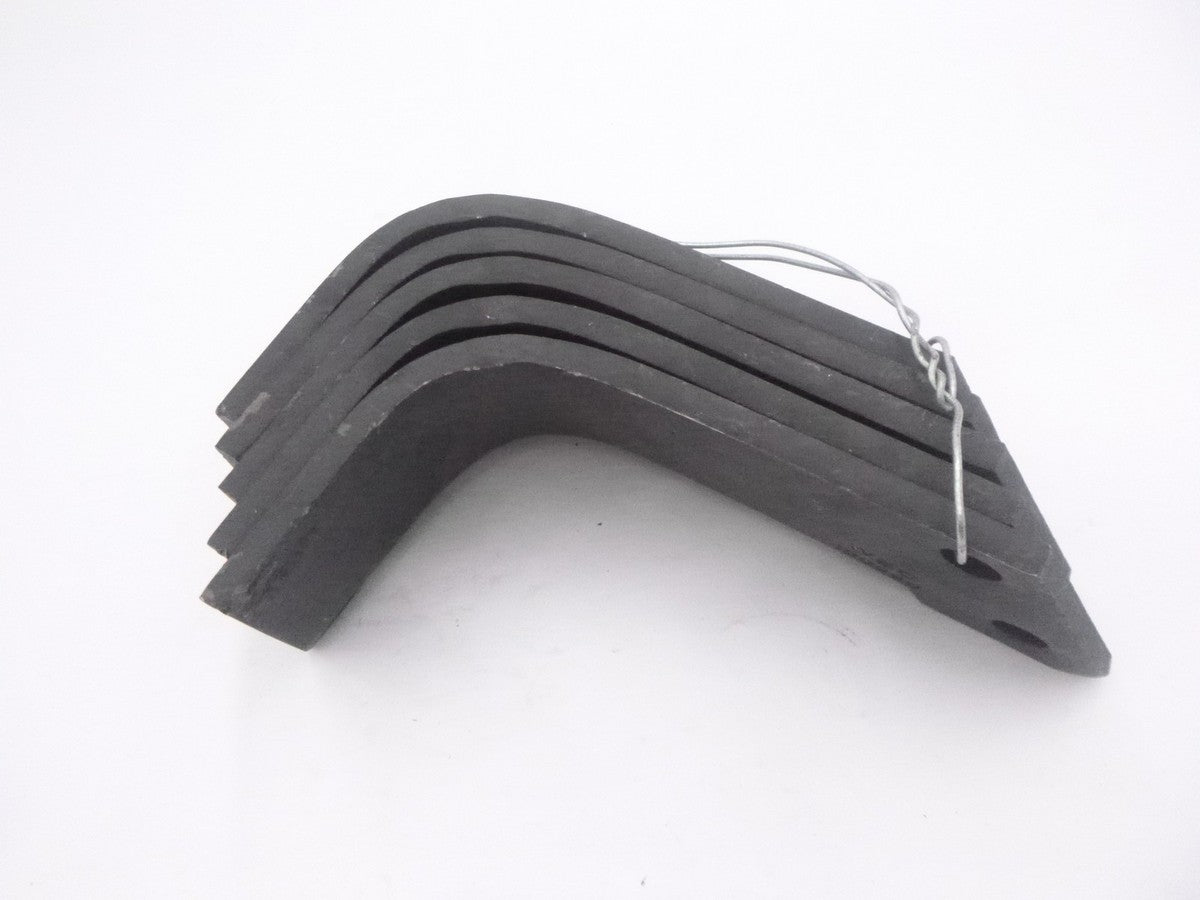 5 Pack WEC Tiller Tine 4" Depth x 7.5" x 3"w 2 Hole Mounting 100080