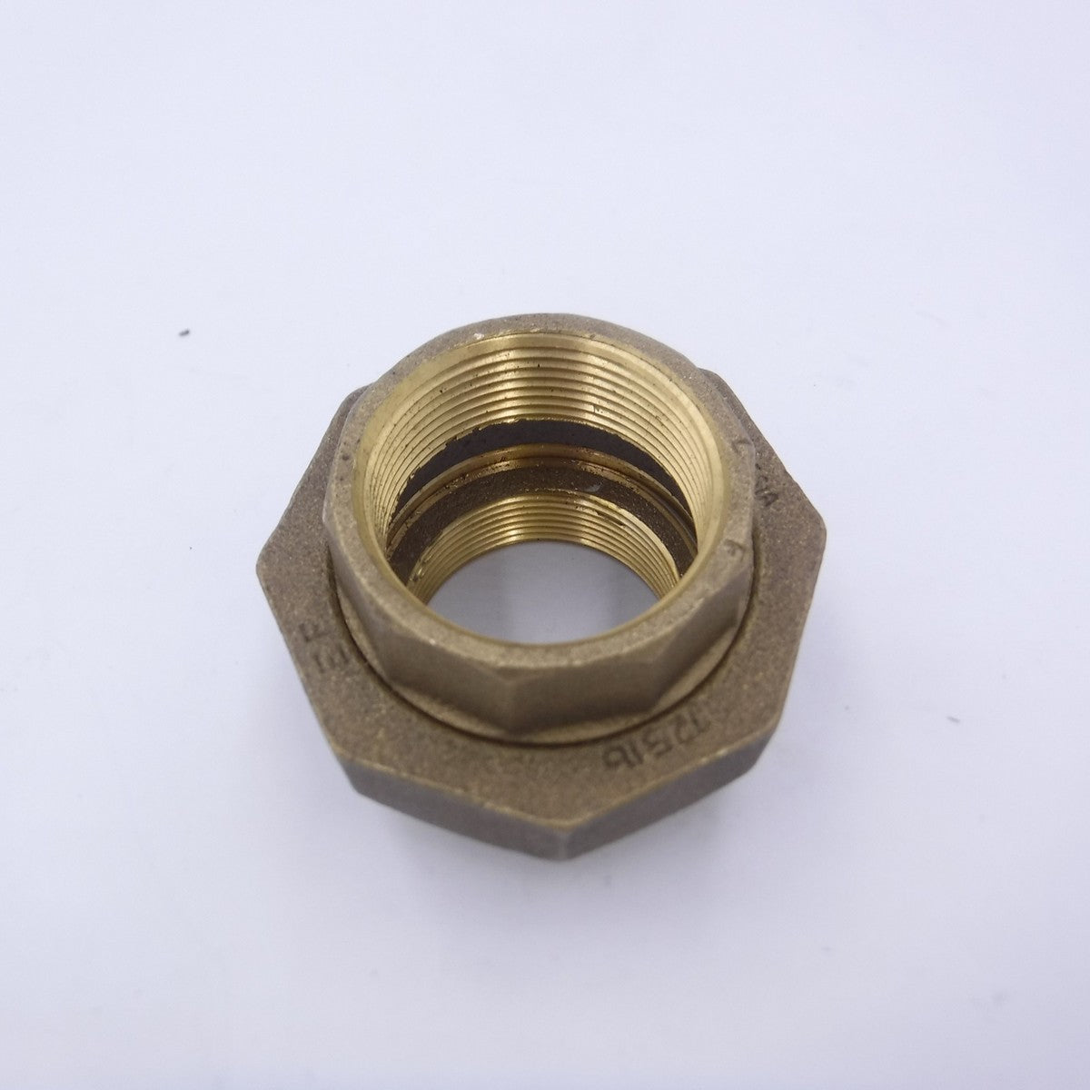 1-1/2" NPT Threaded Union Pipe Fitting Bronze