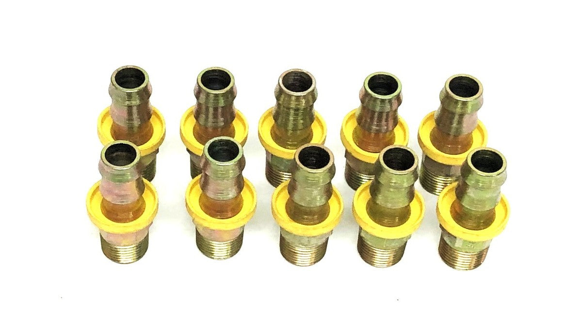 Parker Push-Lok 3/8x1/2 Inch Fluid-Connector 30182-6-8 [Lot of 10] NOS