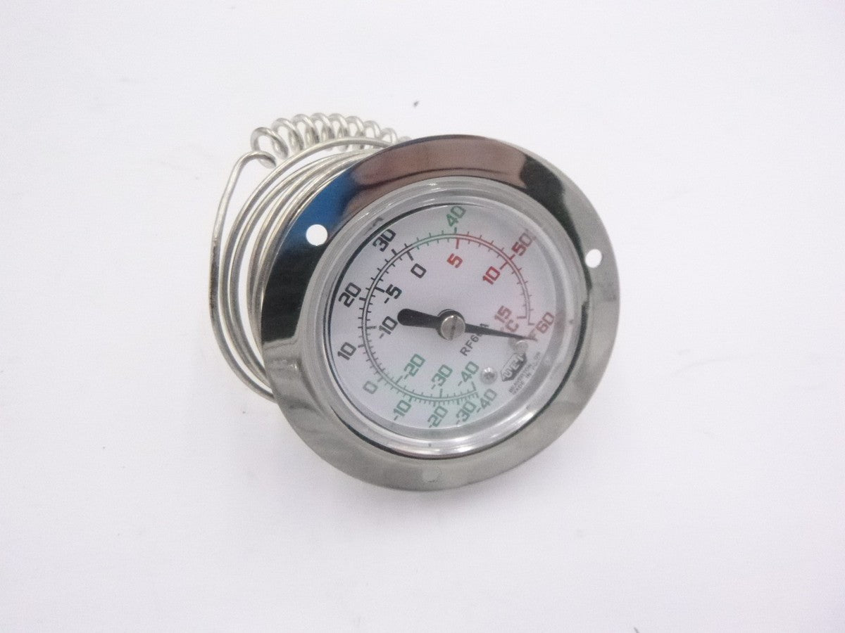 Uei Vapor Tension Dial Thermometer RF60A 2" Dial w/ #" Mounting Flange