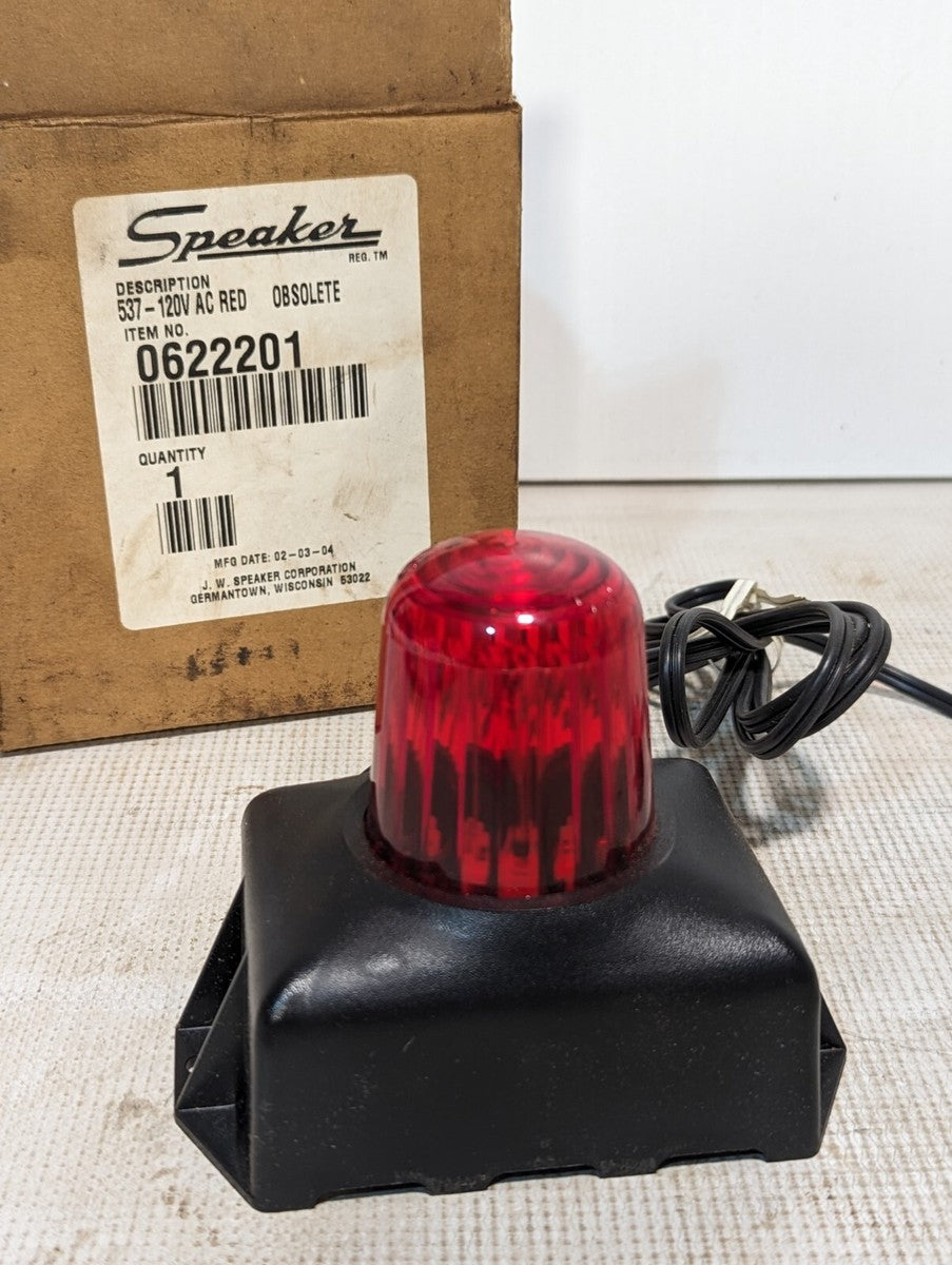 0622201 Speaker 120v Red Strobe Lamp 537-120V AC Red Obsolete