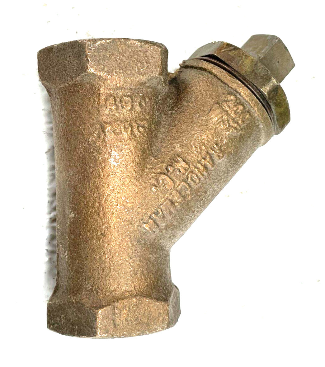 UNITED Bronze Y-Strainer 1/2" NPT Thread Ends / 200-WSP 400-WOG / 30-Mesh Screen