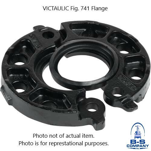 20" Victaulic Style 741 Flange Adapter w/ E Gasket for Grooved End Fittings 