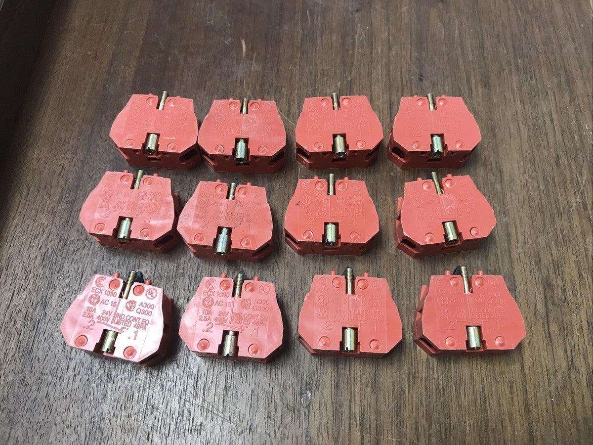  AUTOMATION DIRECT ECX1030 CONTACT BLOCK , ECX1030, LOT OF 12
