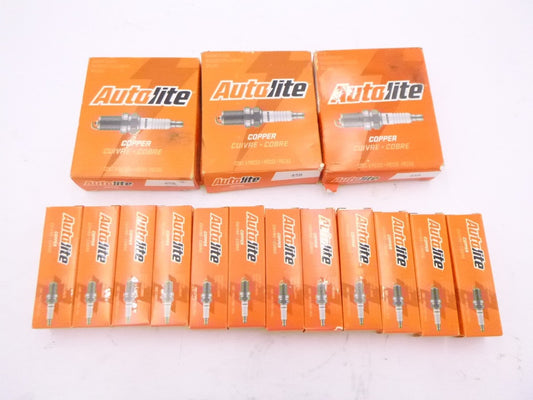 12 Pack Autolite 458 Copper Non-Resistor Spark Plugs