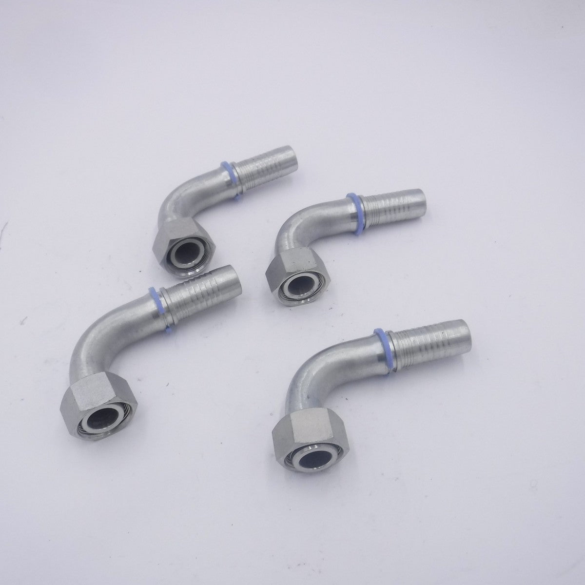 4Pk 34242-16-16 Hydraulic Hose Fitting 1" Push-Lock Barb x 1" Female Swivel 90°