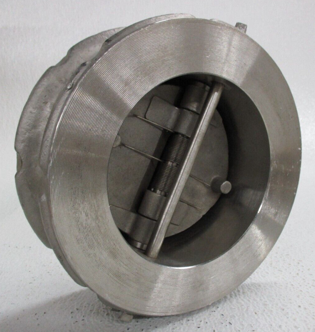 4" Class 300 Dual Plate Wafer Check Valve CF8M Stainless Steel w/ Viton Seat