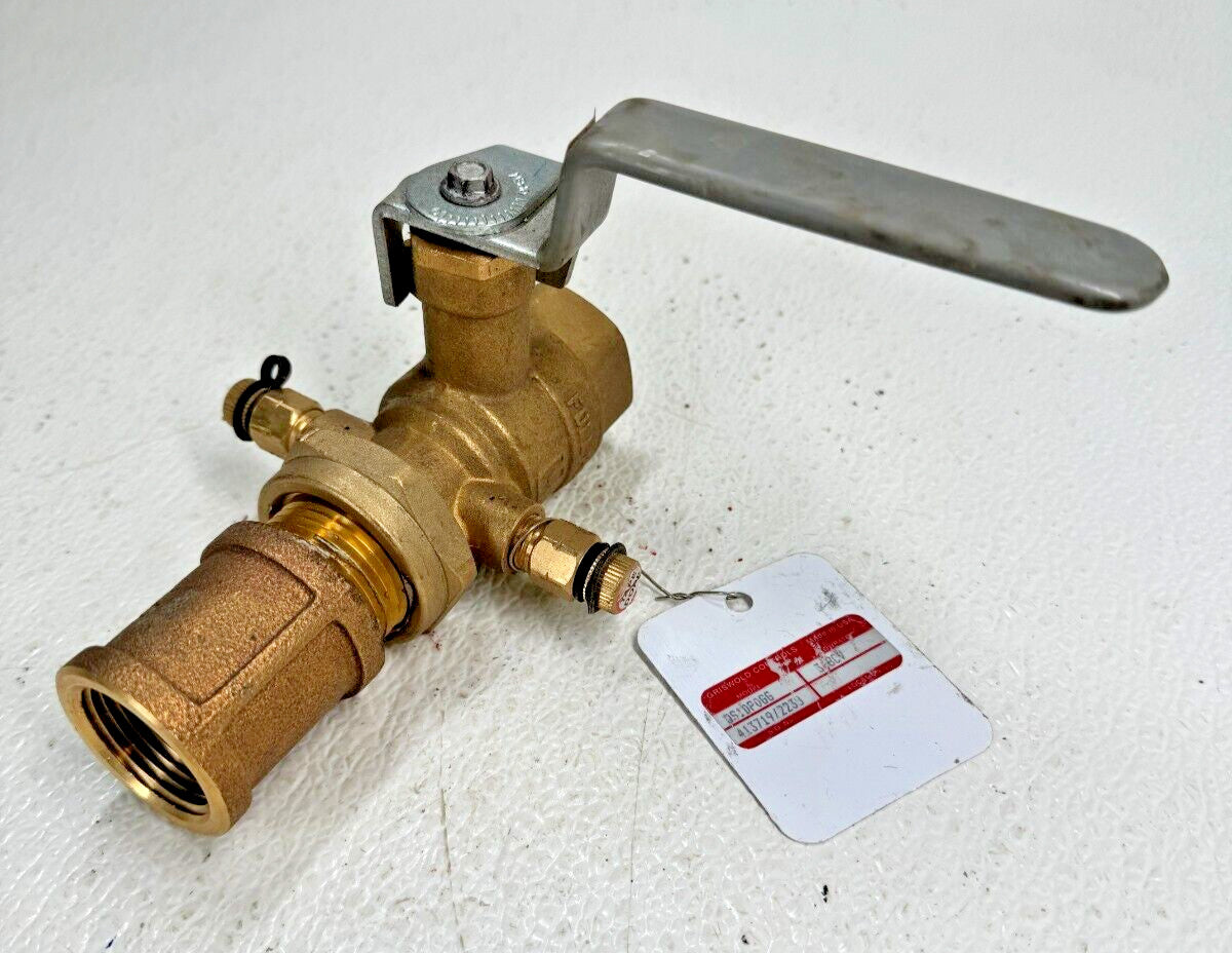 GRISWOLD CONTROLS QS0CP0FF Quickset 3/4" NPT Brass Balance Ball Valve, 2.5 Cv.