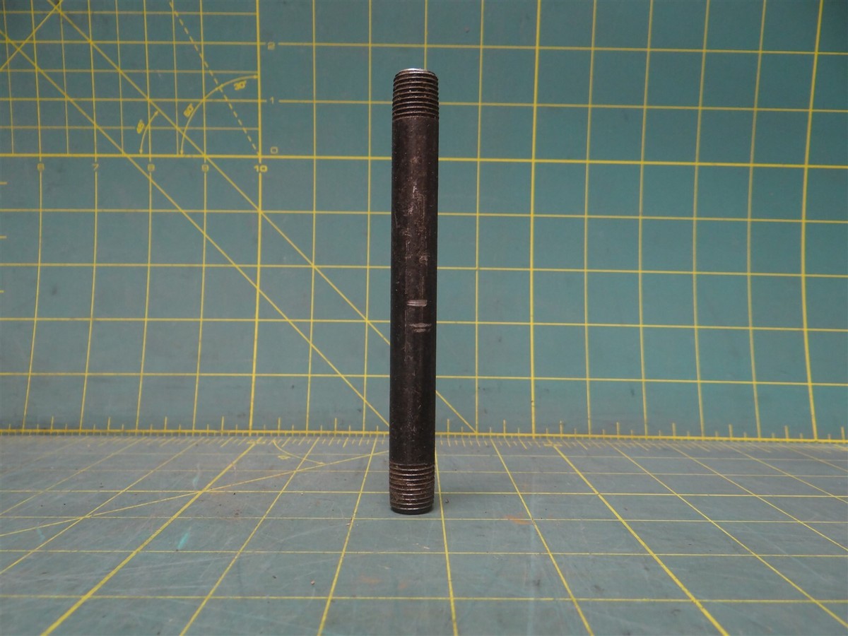 1/4" x 5" Pipe Fitting Nipple Male NPT Steel Tapered Threaded Schedule 40 Welded