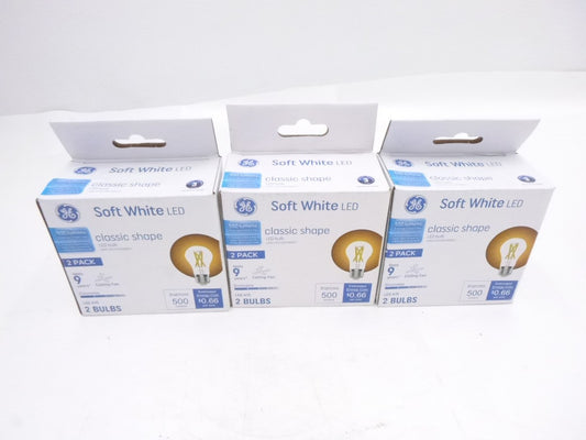 6Pk OEM GE 93130353 Basic LED 60 Watt Soft White A15 Ceiling Fan Bulbs
