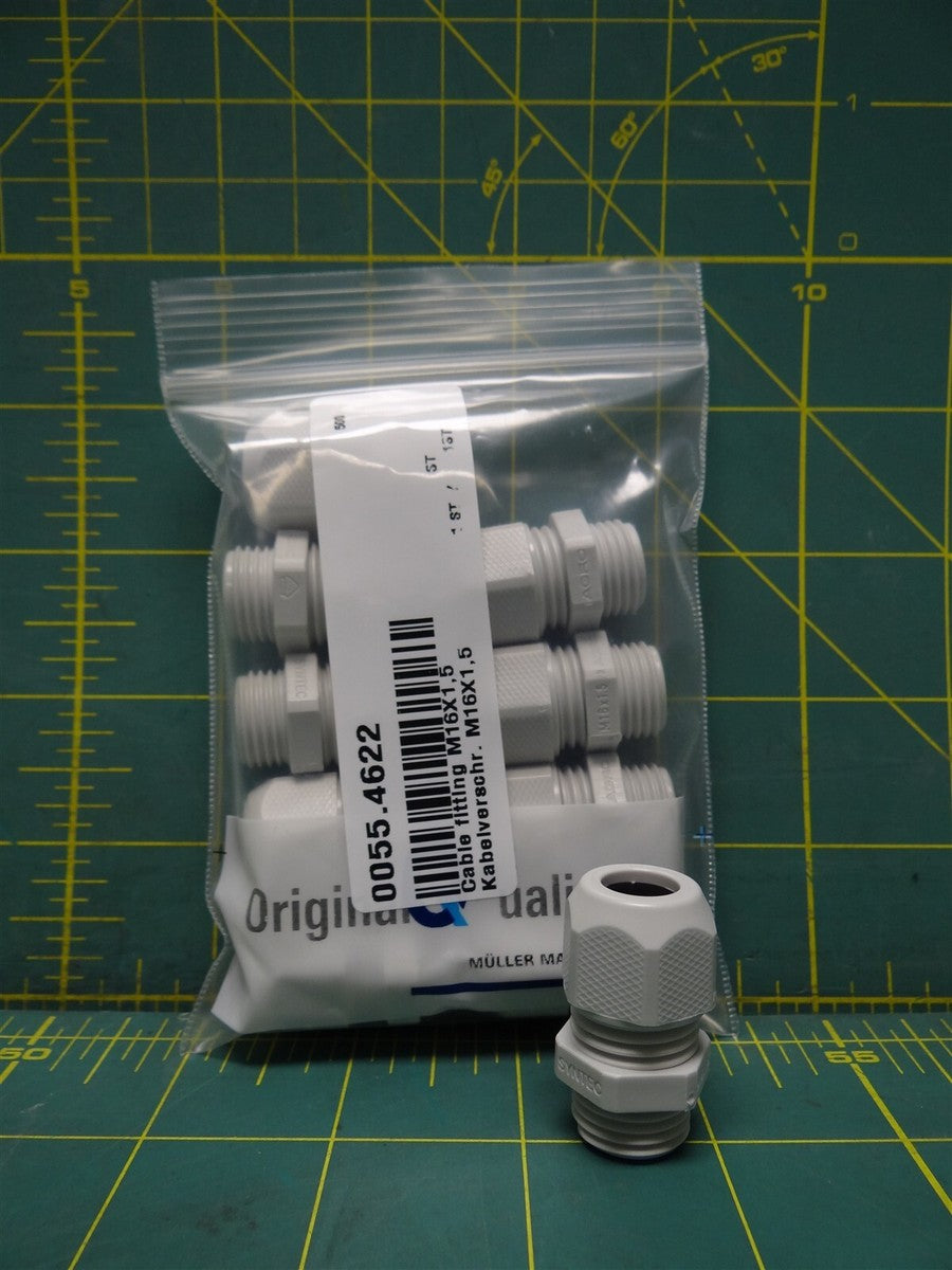 (Qty: 10) Agro M16x1.5 Synthetic Cable Glands Syntec® 1555.17.10 Polyamide PA 6