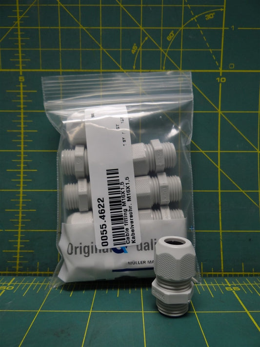 (Qty: 10) Agro M16x1.5 Synthetic Cable Glands Syntec® 1555.17.10 Polyamide PA 6