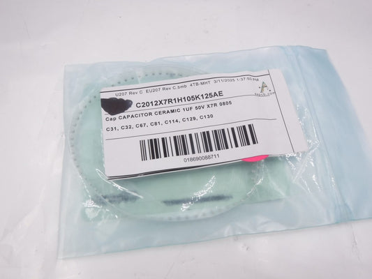 100 Pack TDK Corporation 1UF 50V X7R 0805 Ceramic Capacitors C2012X7R1H105K125AE