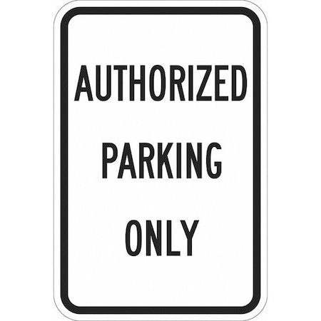 Lyle T1-1177-Dg_12X18 Authorized Parking Sign,18" X 12, T1-1177-Dg_12X18