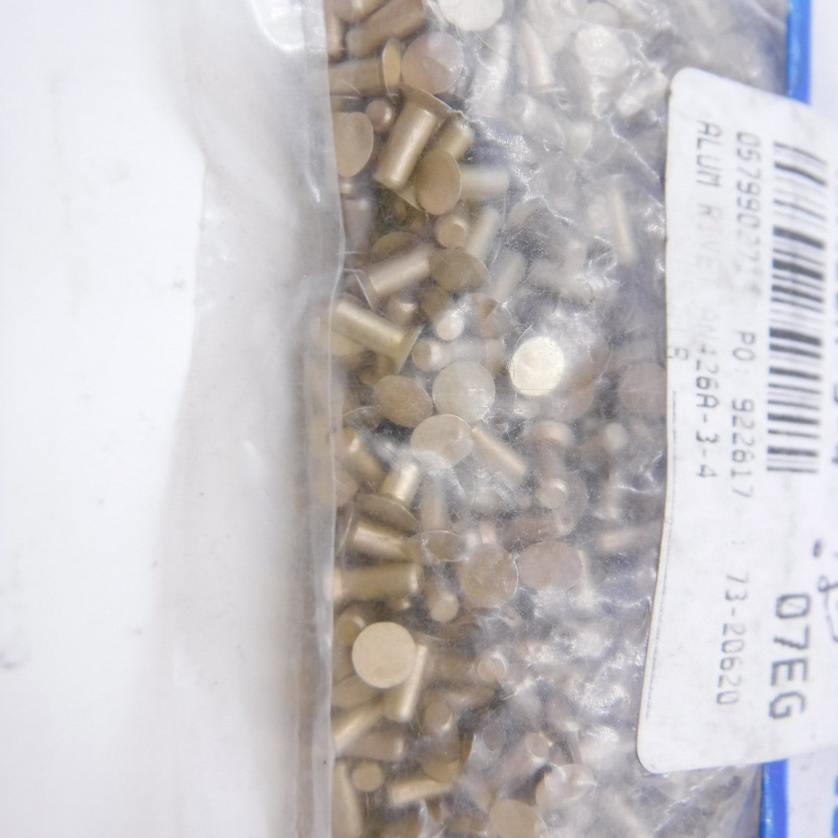 1/4 Pound 1100 Soft Aluminum Rivets 3/32" x 1/4", AN426A-3-4