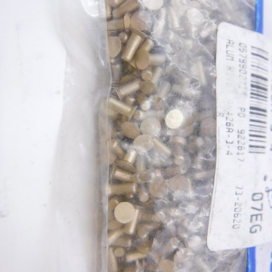 1/4 Pound 1100 Soft Aluminum Rivets 3/32" x 1/4", AN426A-3-4