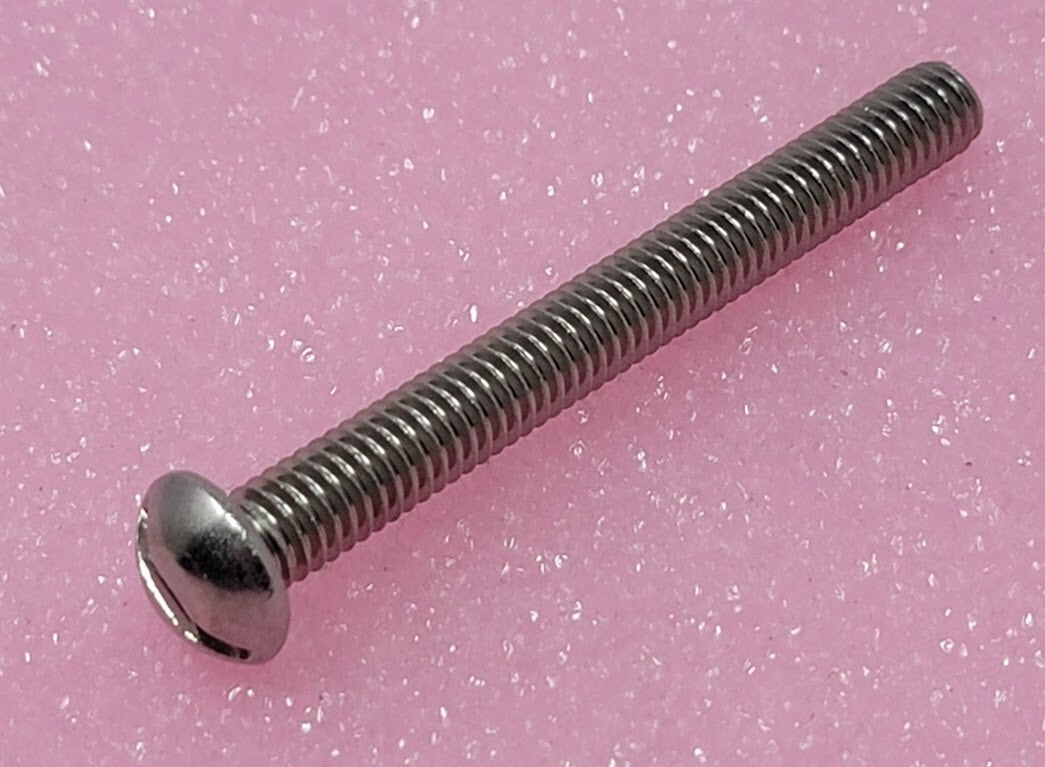 Lot of 30 - 5/16-18 x 3" Slotted Round Head Machine Screws Stainless Steel 18-8