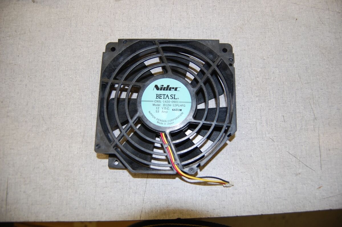 Nidec Beta SL D12H-12PLHFG C90L-1420-0901 12VDC 0.53A Fan