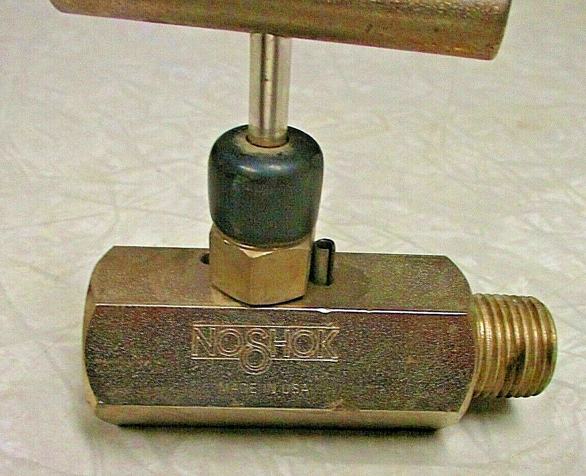 Needle Valve | NOSHOK 504-MFC | 1/2" M x F NPT |Soft Seated | Steel (Lot of 3)