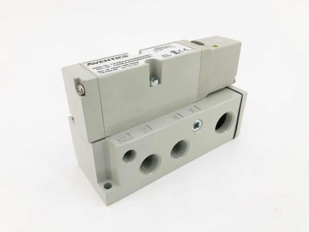 New Aventics 123BA43AMN00061 Solenoid Valve 24VDC 122BA400M000061 - No Box